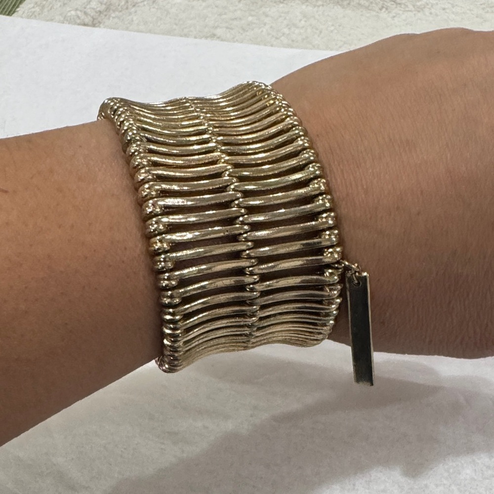 BCBGeneration Gold Statement Bracelet
